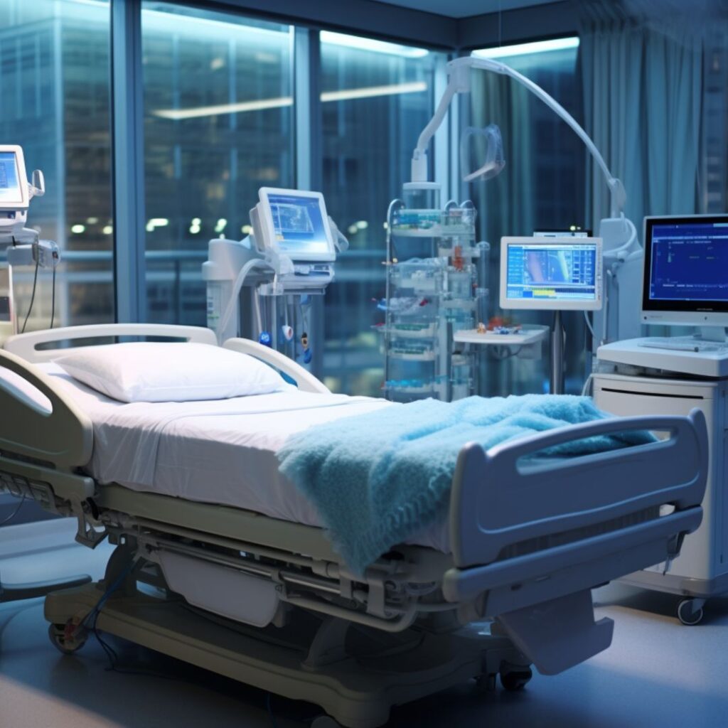 ICU at EMC Hospital Batala