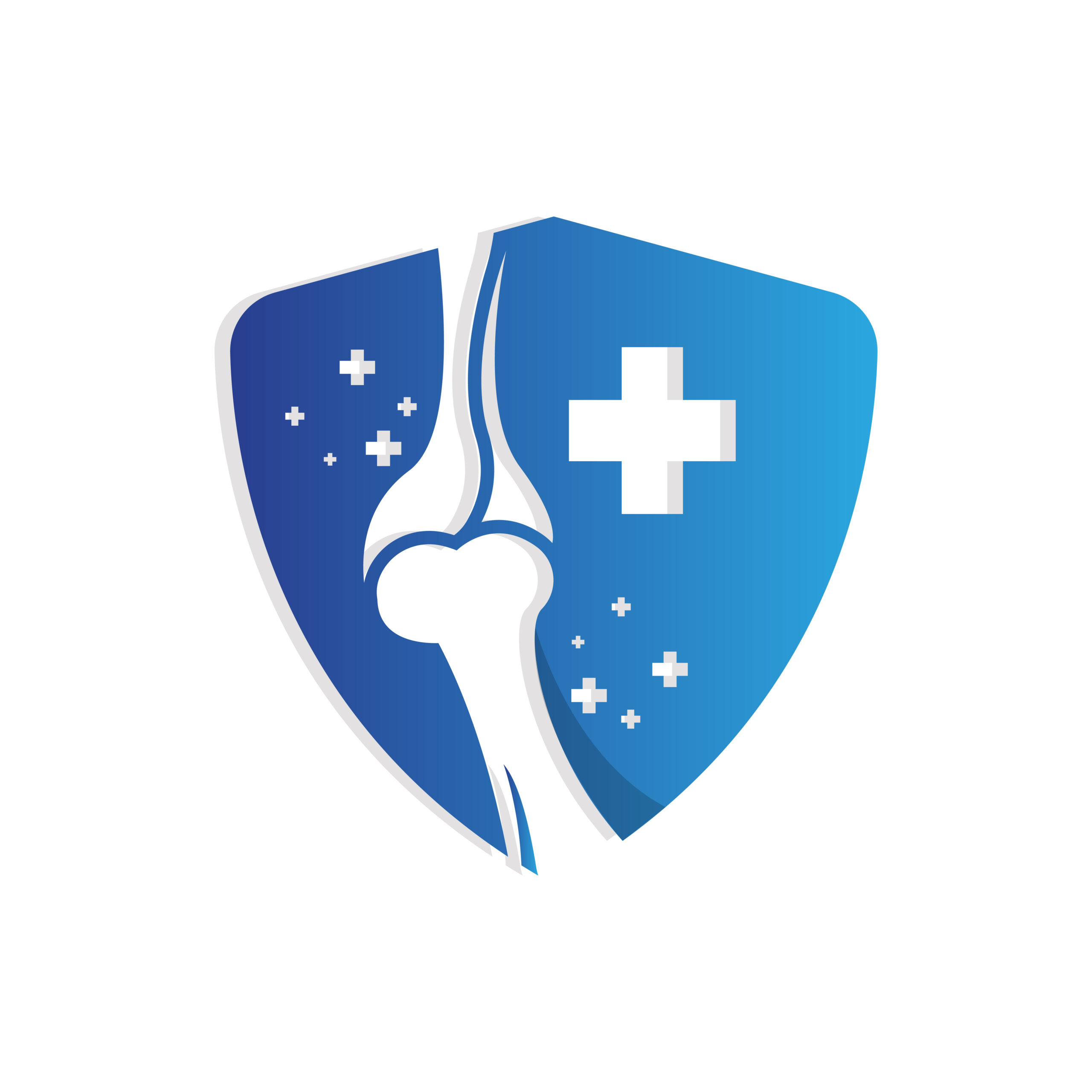 Bone Care Logo, Body Health Vector, Design For Bone Health, Phar