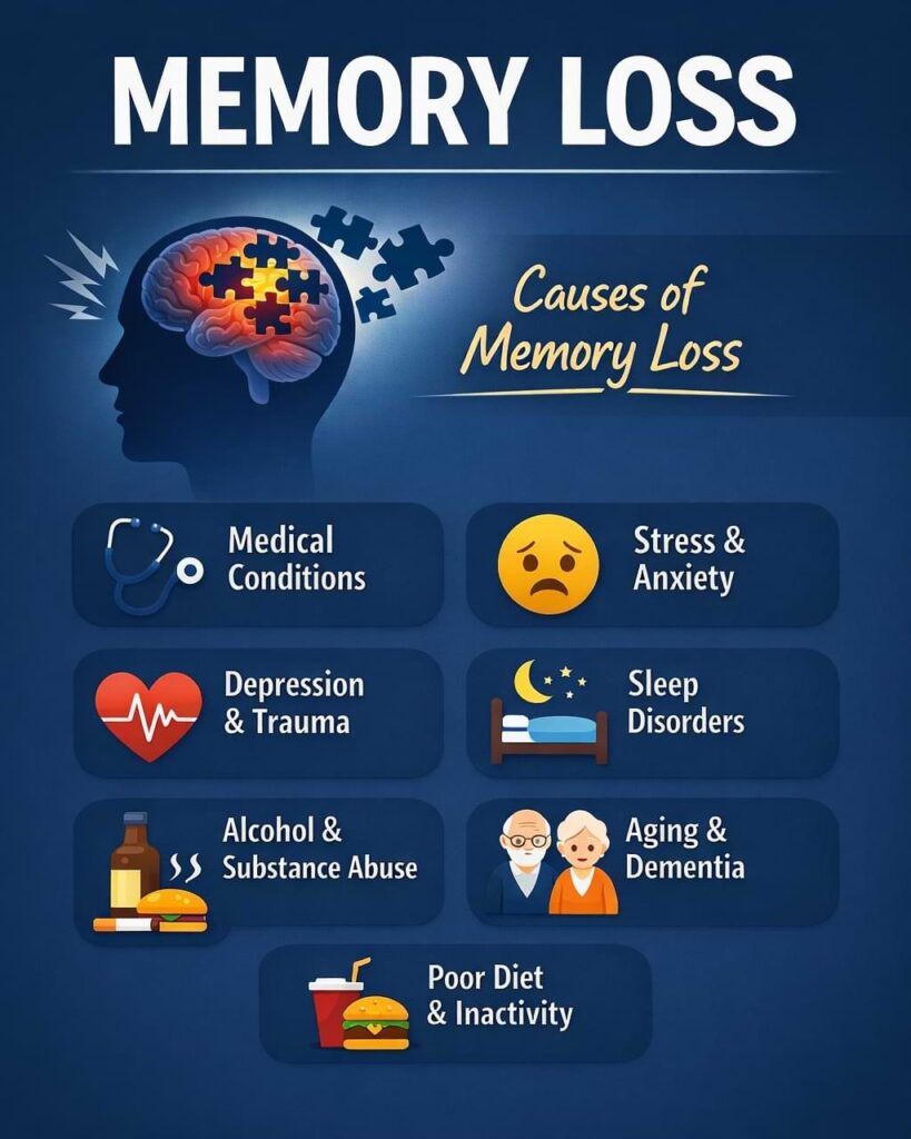 causes of memory loss